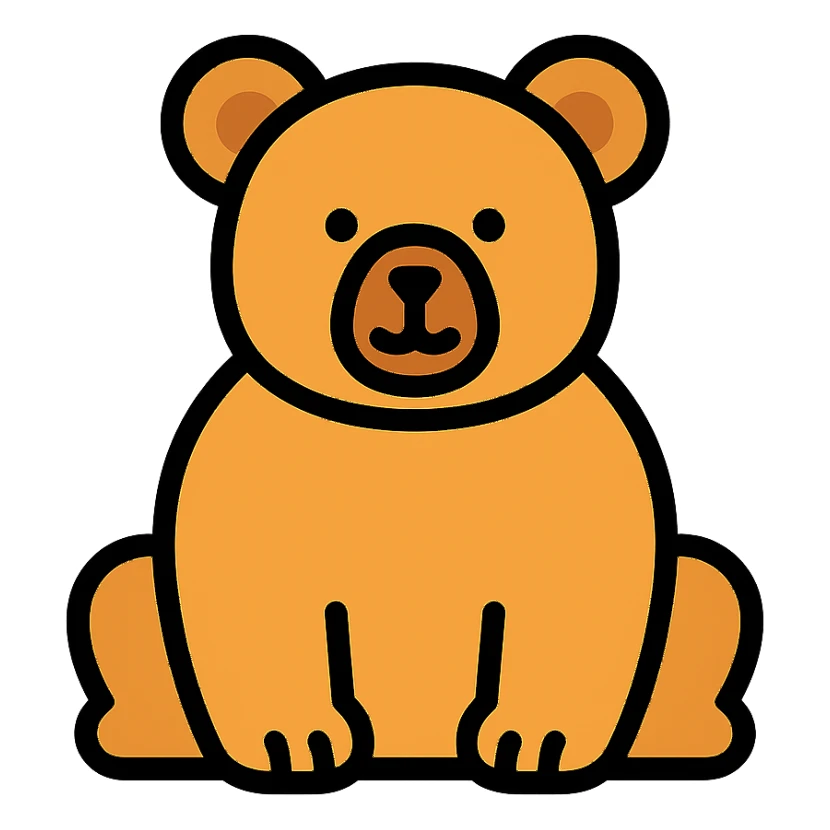 Bear sticker