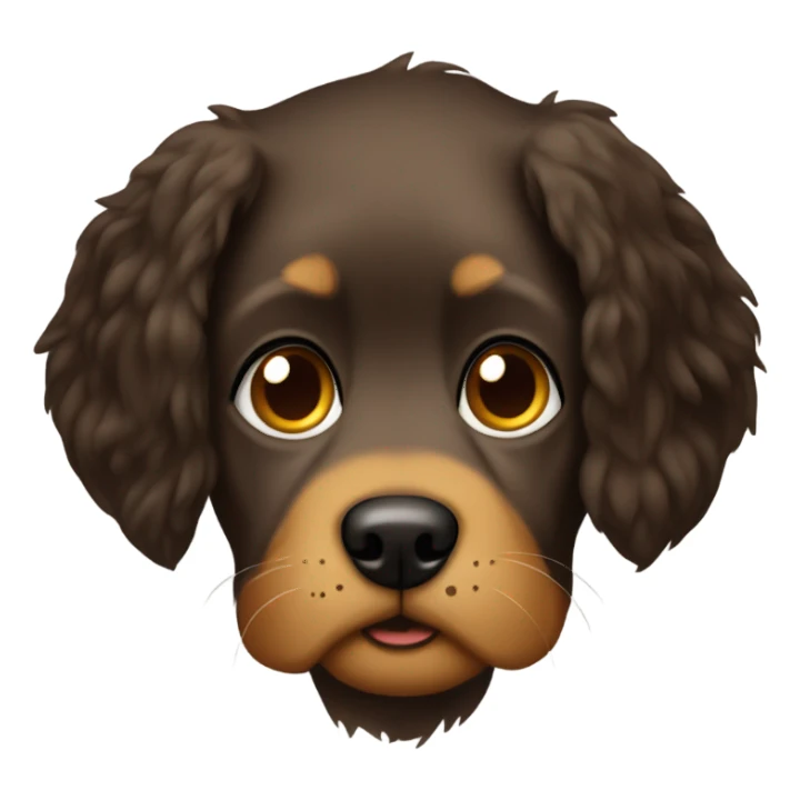 Halle as a dog sticker