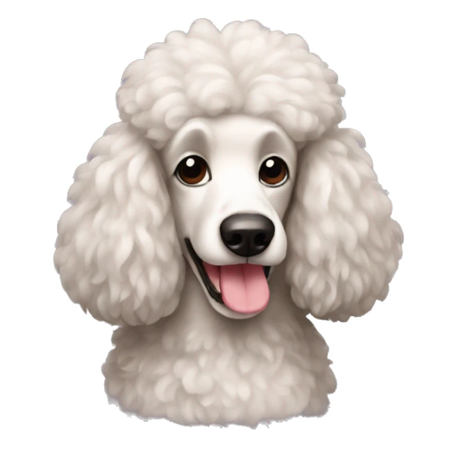 poodle badger sticker