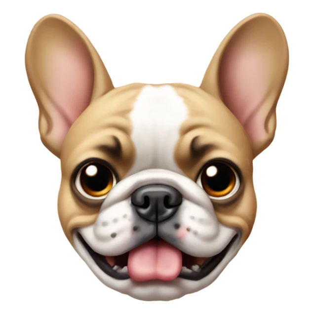 Angry frenchie sticker