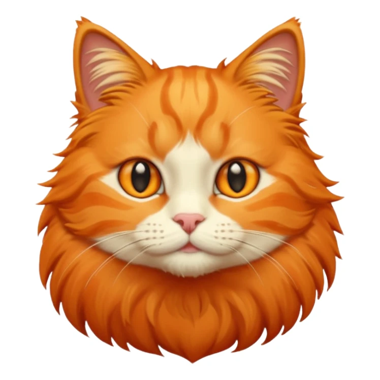 Gatito naranja  sticker