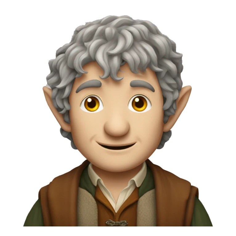 The hobbit, bilbo baggins sticker