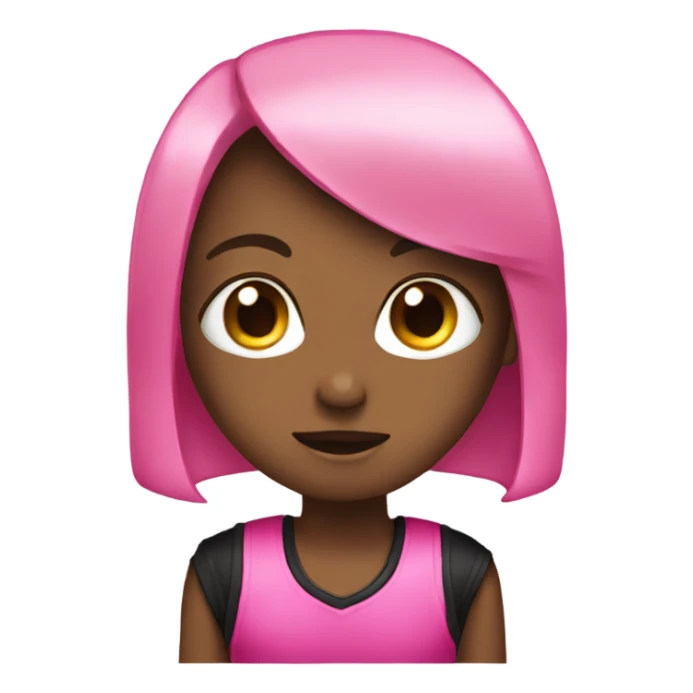 Black pink foil  sticker