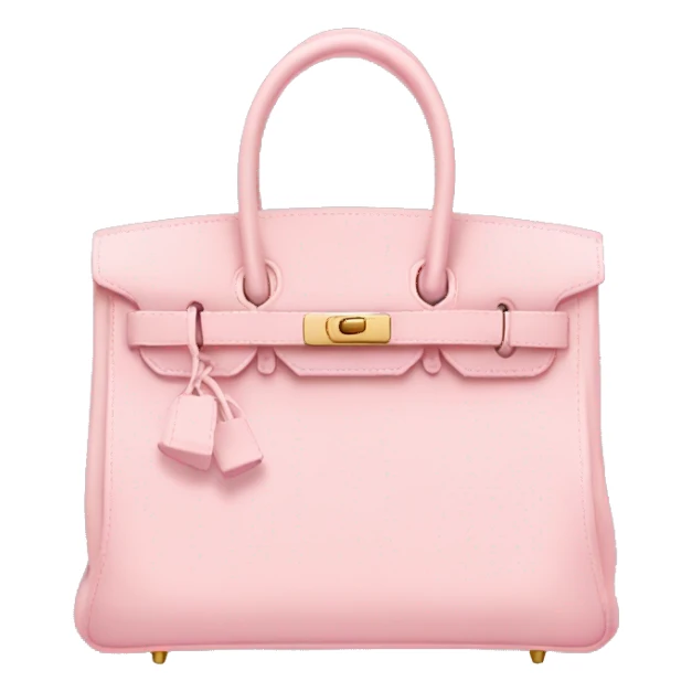 Pastel pink birkin bag sticker