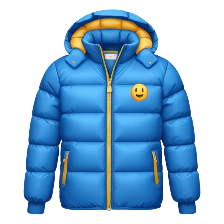 puffy winter jacket sticker