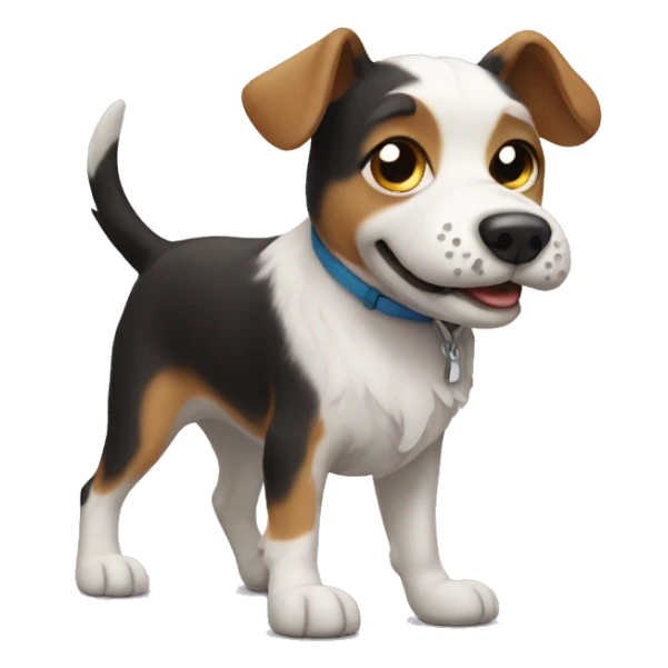 Dog is going for a walk sticker