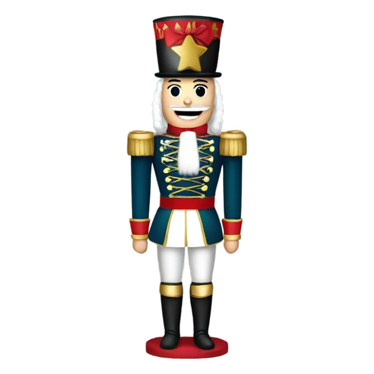 christmas nutcracker full body sticker