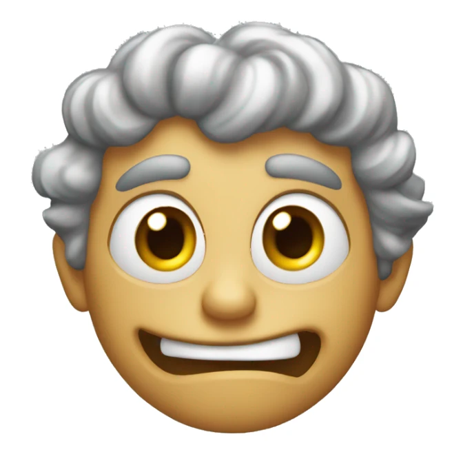 A Crazy Dizzy Emoji sticker