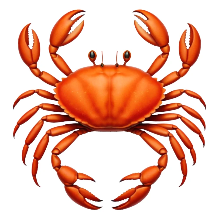 Crab Regrowing sticker