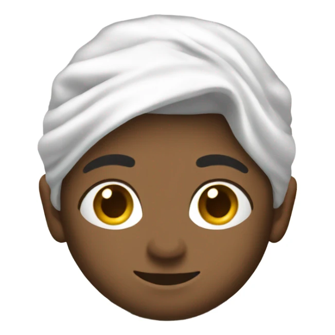 White satin robe sticker