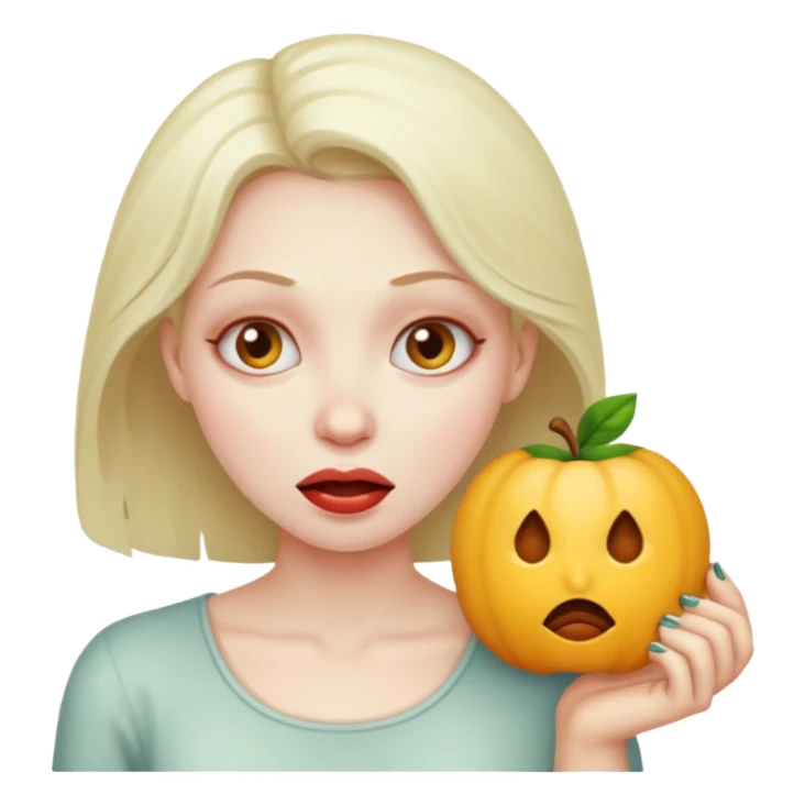 woman being greedy sticker