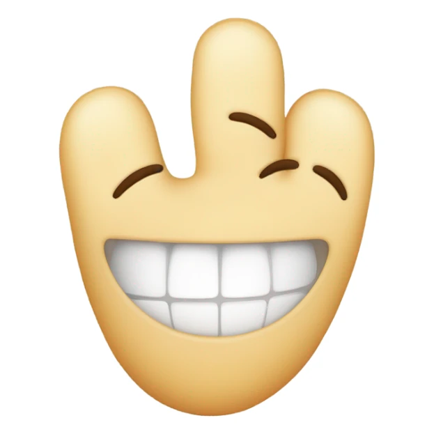 Smiley with toes sticker