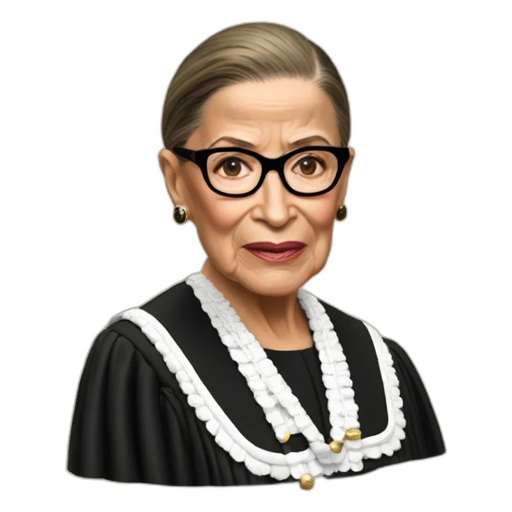 Ruth bader ginsburg slam dunk sticker