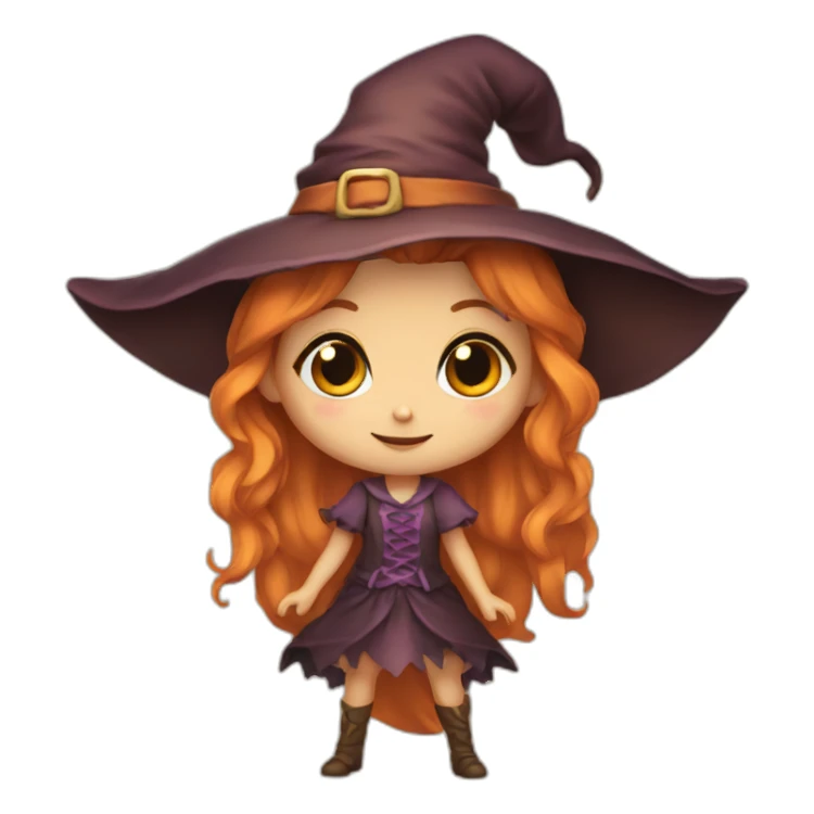 Witch fawn sticker