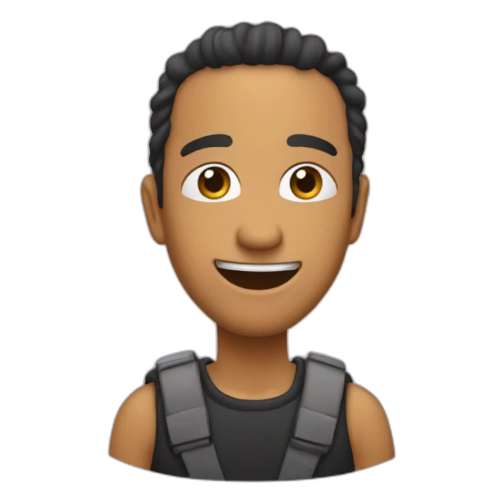 Khaby lame tiktokeur sticker