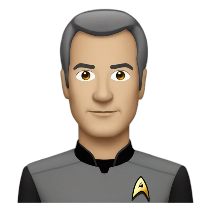 star trek officer tng sticker