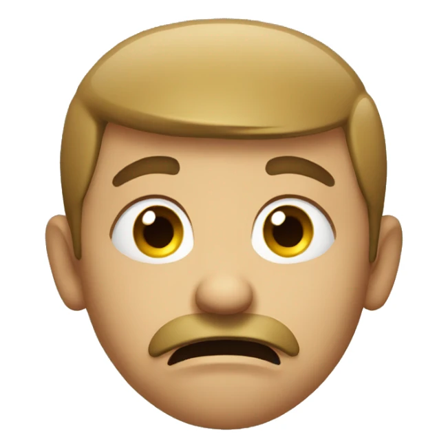 disgusted guy sticker