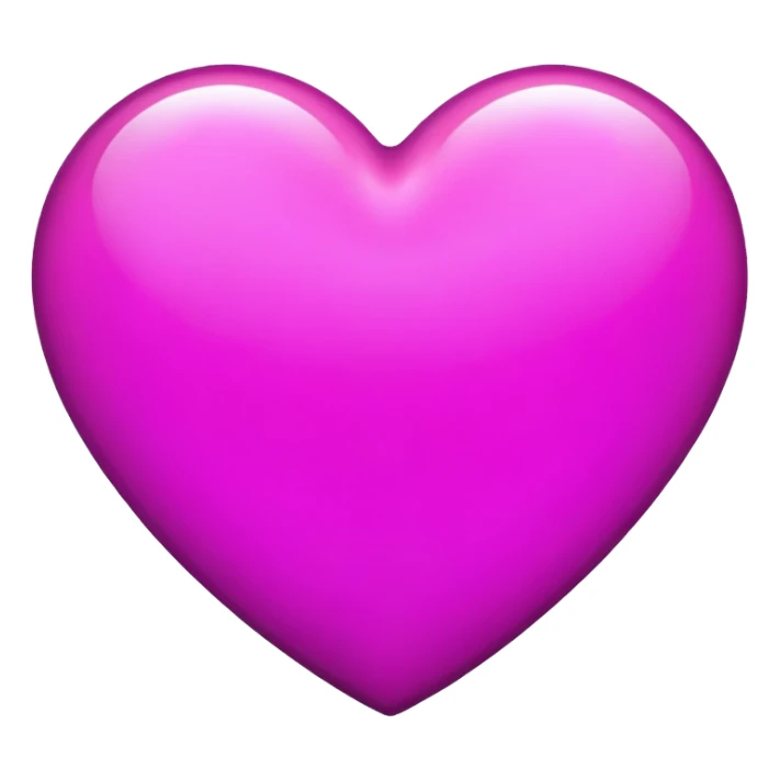 Purplish magenta heart sticker