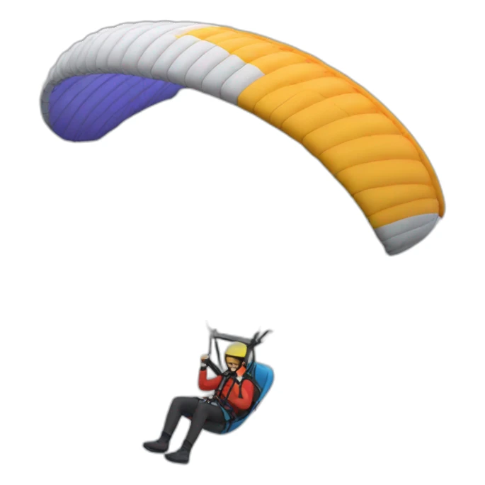 Paragliding sticker