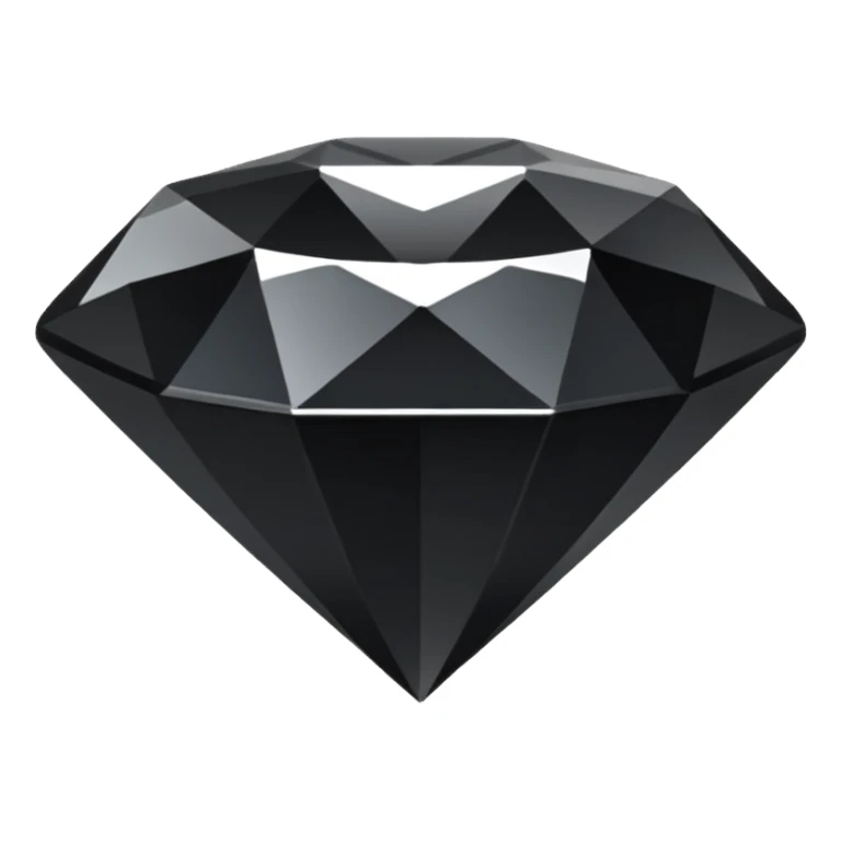 Un Emoji diamant Noir sticker
