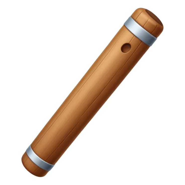 simple wooden stick sticker