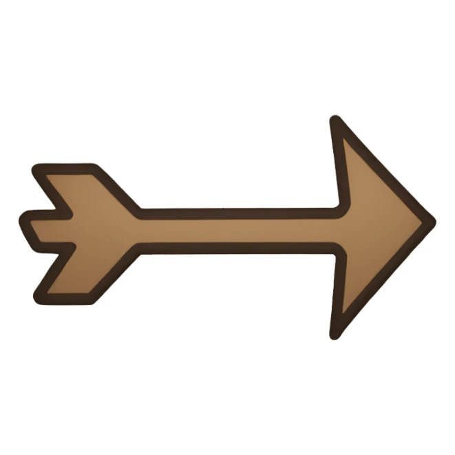 arrow saying yesterday sticker