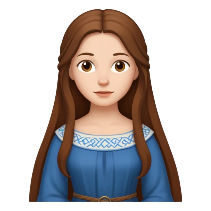 medieval woman  sticker