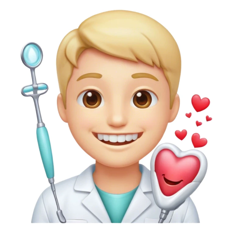 Dentist on Valentine’s Day  sticker