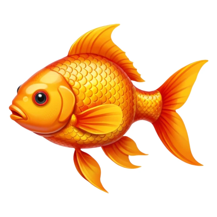 colorful goldfish sticker