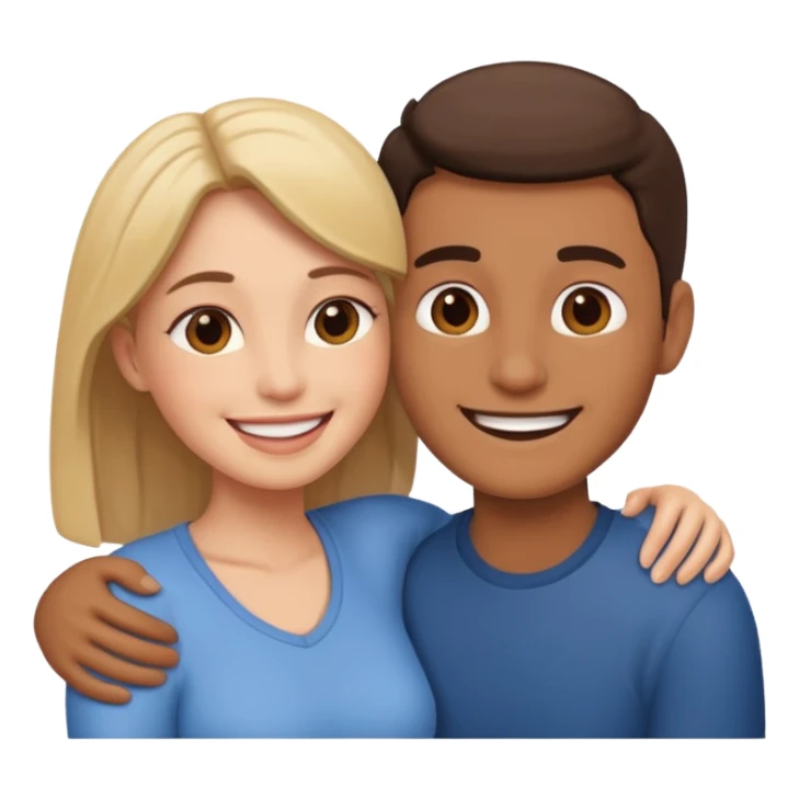 sarılan iki insan sticker