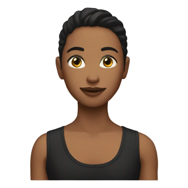 black tank top sticker