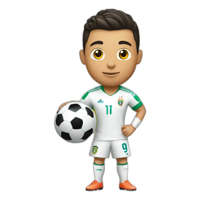 cristiano ronaldo holding worldcup sticker