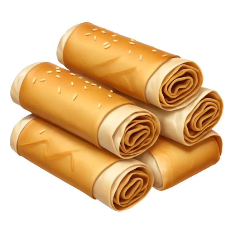 Spring Rolls in the bin  sticker