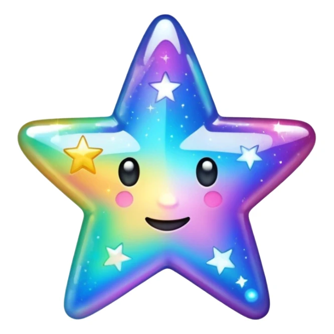 Snap plus star sticker