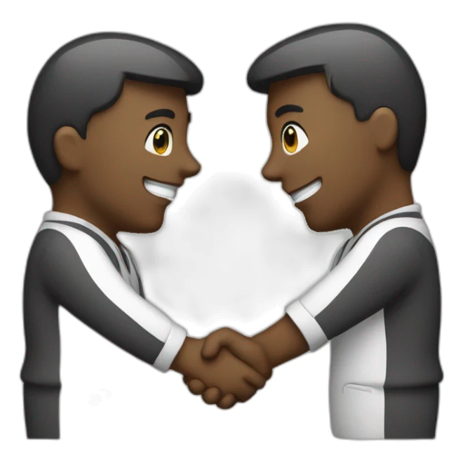 shaking hands sticker