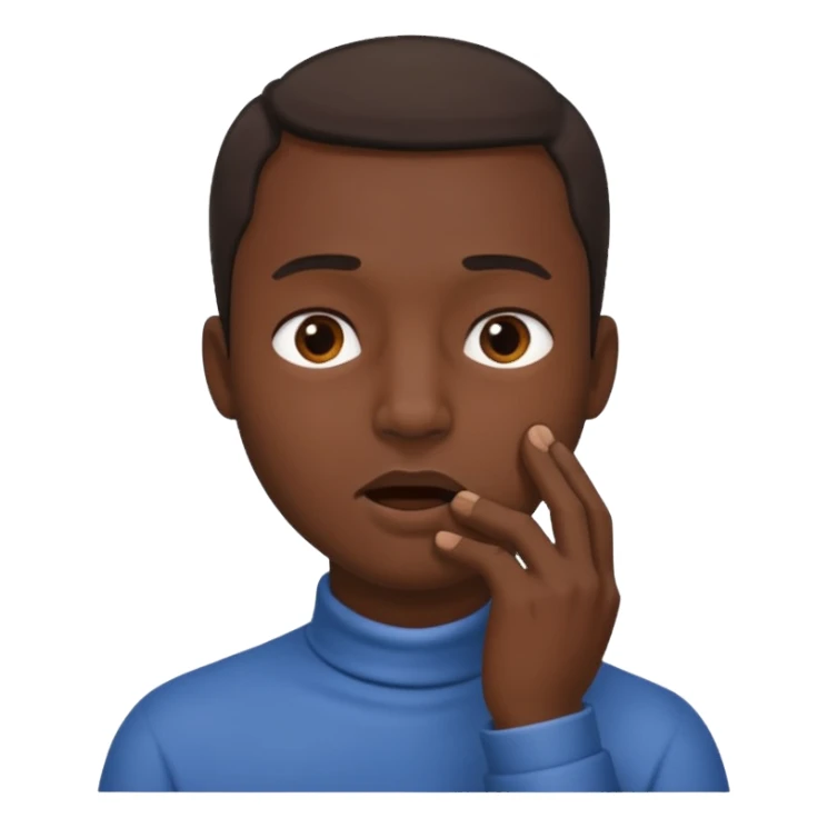 Man with Hand fully around throat sticker