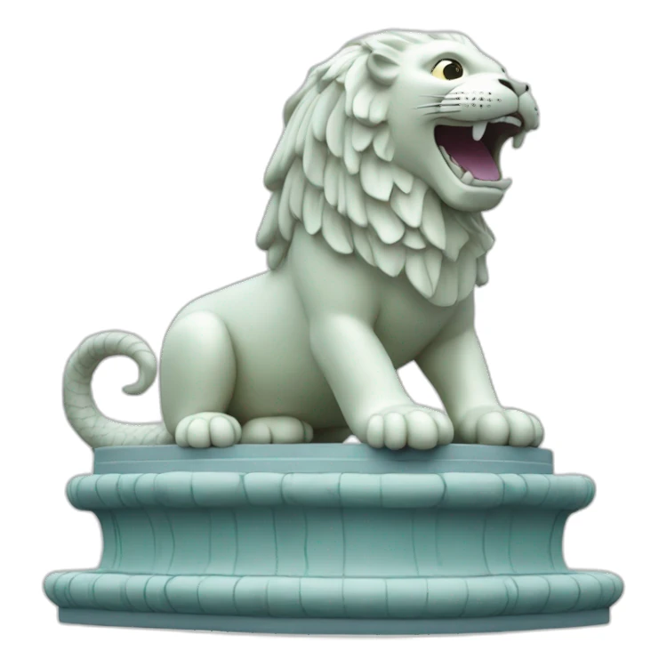 Merlion statue sticker