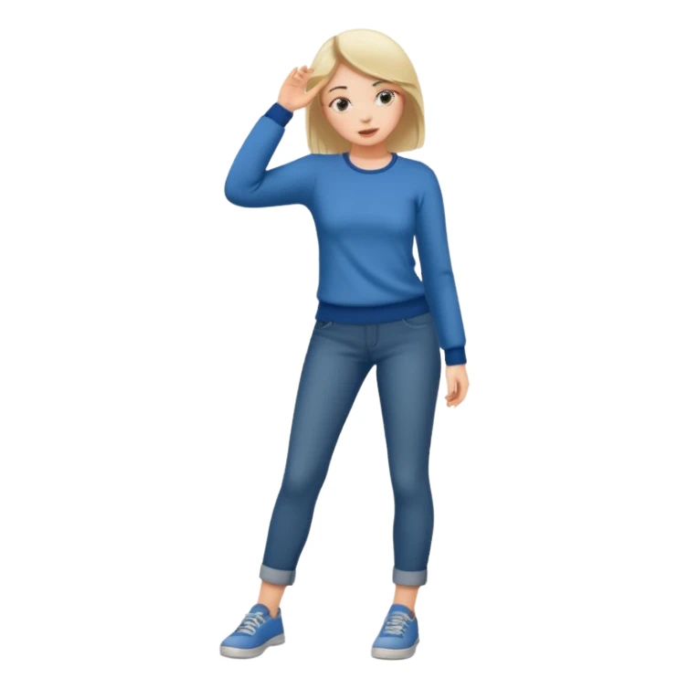 Girl grab her ass sticker