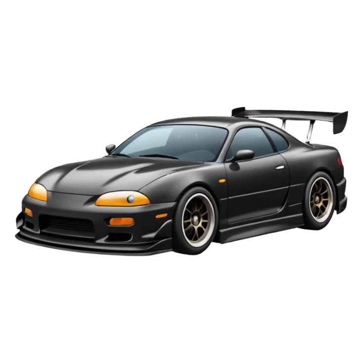 A car drifting in the streets  sticker