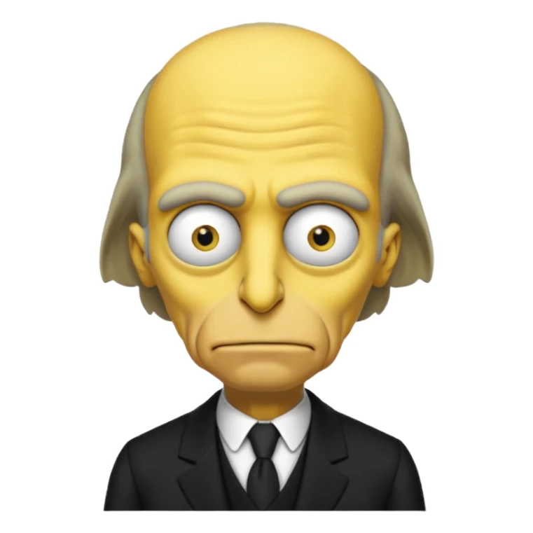 Mr. Burns, simpson. sticker