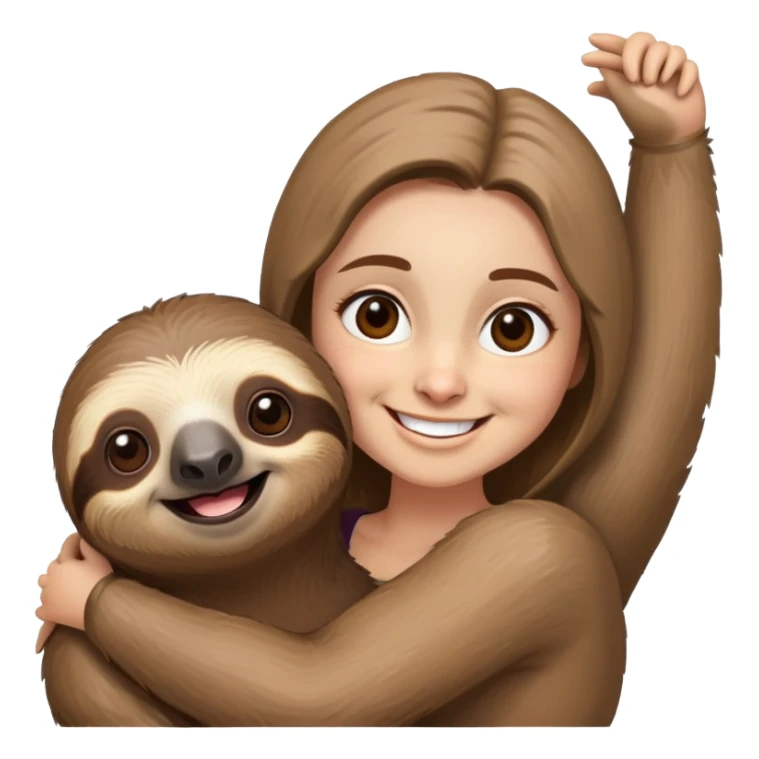 Me and a sloth sticker