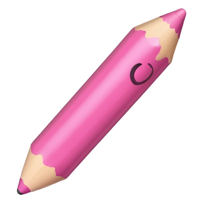 pink crayon sticker