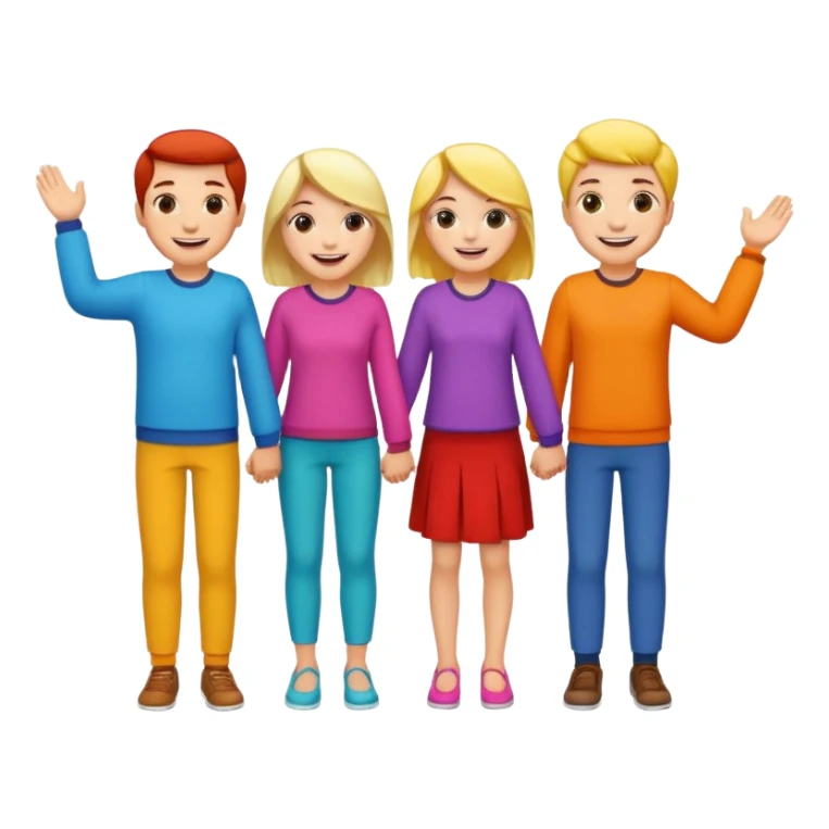 Nah çeken insanlar sticker