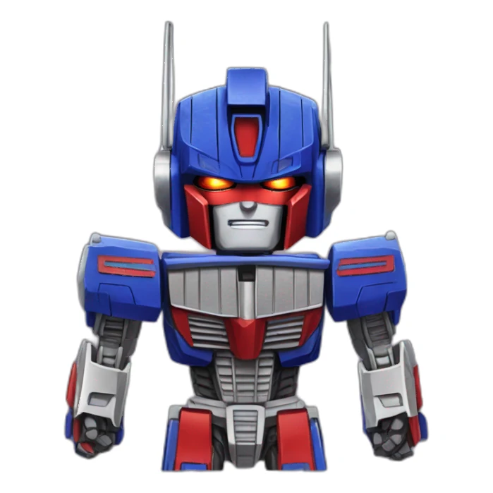 Optimus prime transformer sticker