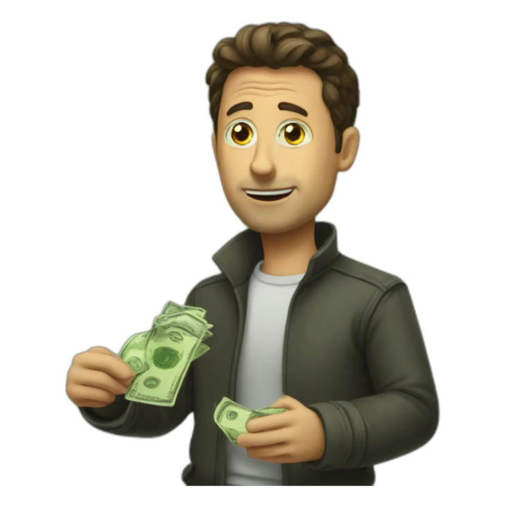 zelenskiu asking for money sticker