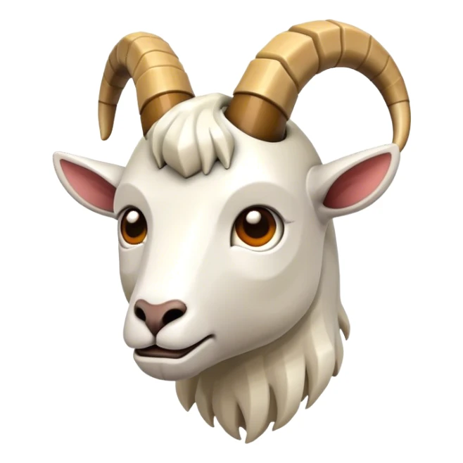 Minecraft goat horn sticker