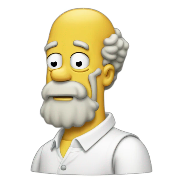 homer qui slip sticker