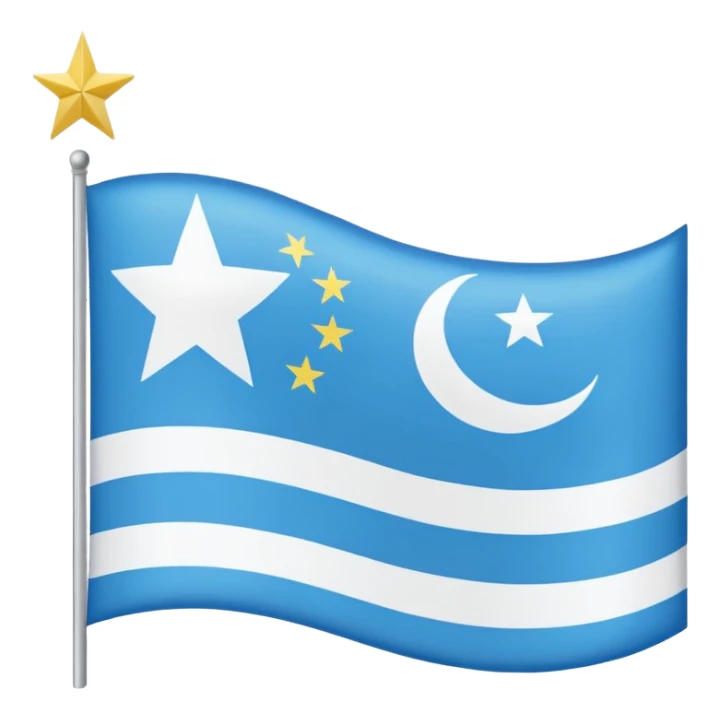 Tatar bayrağı göktürk sticker