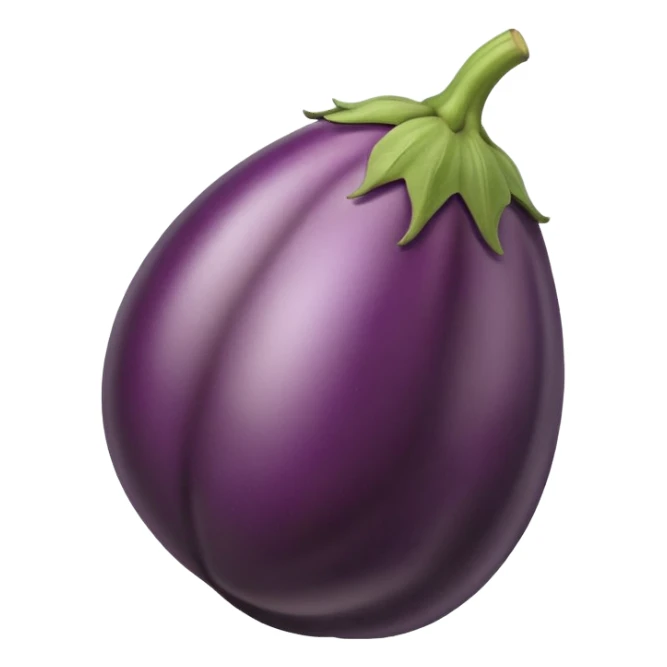 Carmel color eggplant sticker