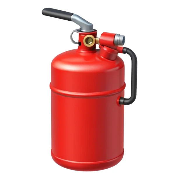 red gas canister sticker
